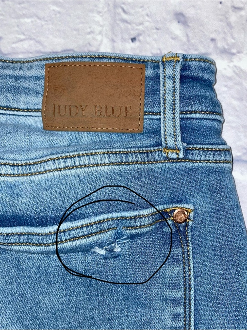 Judy Blue Straight Fit High Rise Jeans Size 15(32) - Picture 3 of 6